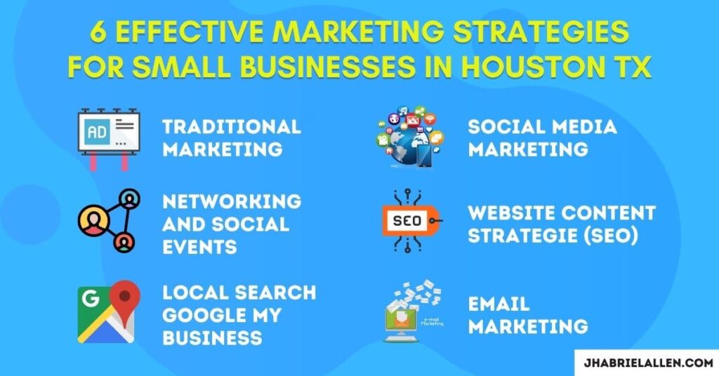 6 Easy Small Business Marketing Strategies that work in Houston